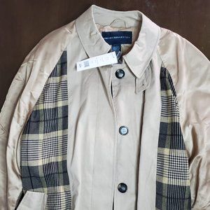 French connection Anais Check Belted  trench